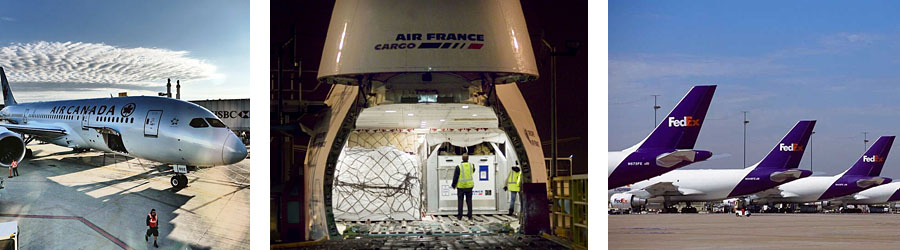 Air Canada, Air France and FedEx